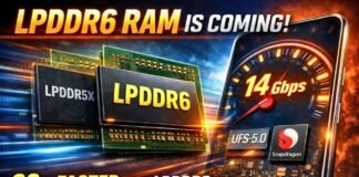 LPDDR6 RAM Is Coming: 33% Faster Than LPDDR5X and Built for Next-Gen Smartphones LPDDR6 RAM