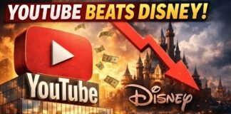 YouTube Becomes the Largest Media Company in the World, Surpassing Disney YouTube Becomes the Largest Media Company in the World